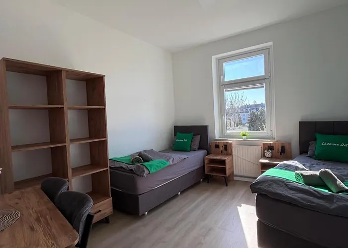 Appartement Livemore24 - Space In Wlan - Smart-tv - 24-7 Check-in Und Kueche