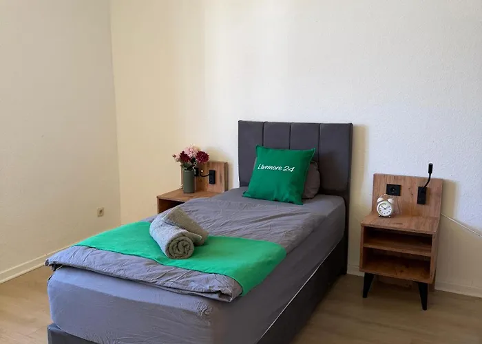 Livemore24 - Space In Wlan - Smart-tv - 24-7 Check-in Und Kueche * Oberhausen (North Rhine-Westphalia)