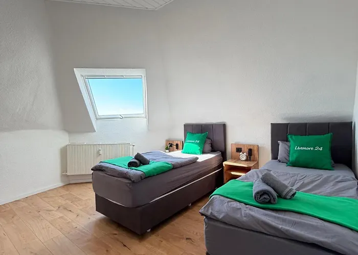 Appartement Livemore24 - Space In Wlan - Smart-tv - 24-7 Check-in Und Kueche