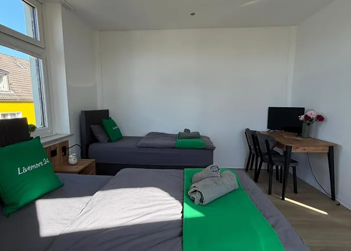 Appartement Livemore24 - Space In Wlan - Smart-tv - 24-7 Check-in Und Kueche *