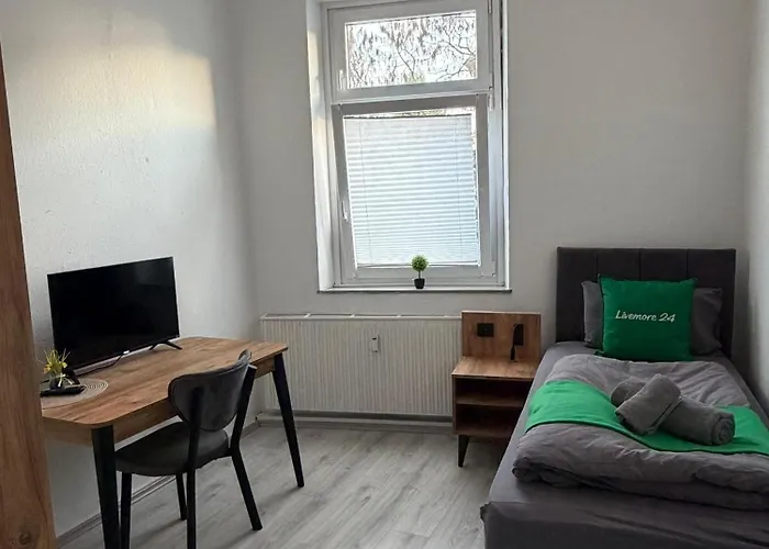 Livemore24 - Space In Wlan - Smart-tv - 24-7 Check-in Und Kueche Appartement Oberhausen (North Rhine-Westphalia)