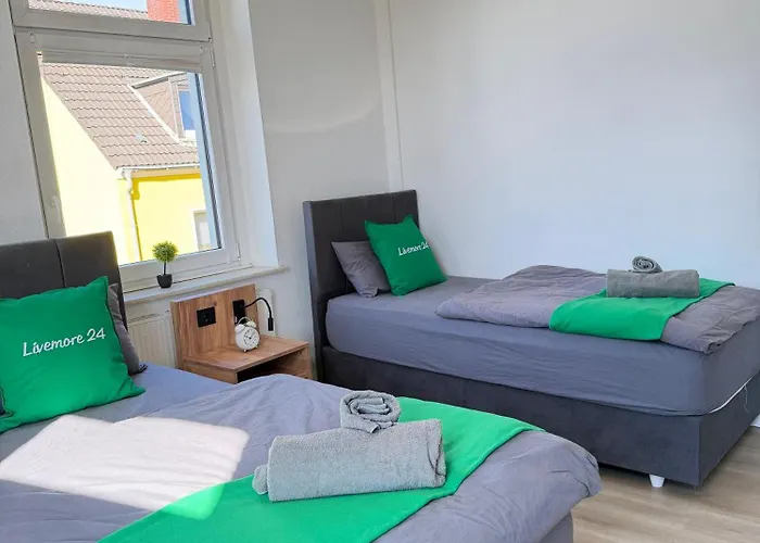 Appartement Livemore24 - Space In Wlan - Smart-tv - 24-7 Check-in Und Kueche Oberhausen (North Rhine-Westphalia)